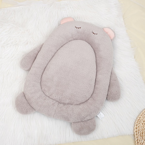 Neues Design Komfortables Rundes Großes Weiches Korallenfleece Haustierbett für Katzen - Product Image 2