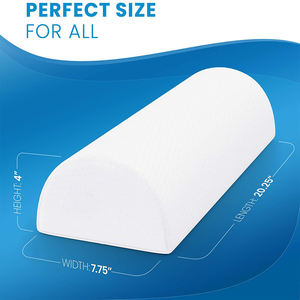 Oreiller de soutien pour les jambes - Oreiller de repos pour les jambes en mousse à mémoire de forme pure, <span class=keywords><strong>demi</strong></span>-<span class=keywords><strong>lune</strong></span>, <span class=keywords><strong>coussin</strong></span> de repose-pieds - Product Image 3