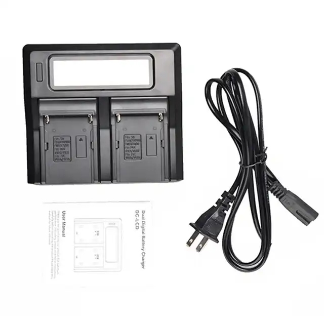 New Batteries Universal Lcd Camera Battery Charger Universal Battery Charger for Camera
