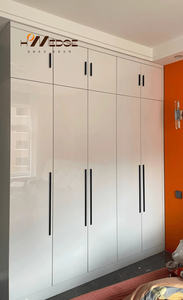 Homedge Hochwertiger Moderner Weißer Wandelbarer Freistehender Kleiderschrank für das Schlafzimmer Schranksystem Organizer - Product Image 6