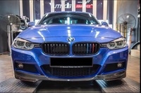 Pour BMW F30 F31 M Sport 2012-2018 V Style Auto pare-chocs avant becquet lèvre voiture carrosserie Kit fibre de carbone séparateur inférieur plaque de protection