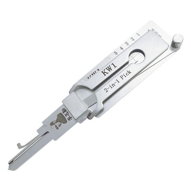 Professional Lishi Lock Pick Set with Detailed Decoder Tools for Accurate Key Duplication