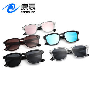 Gafas de Sol Cuadradas Conchen con Marco de PC, Protección UV400, Unisex, para Conducir, Viajar, Atuendos de Moda - Product Image 2