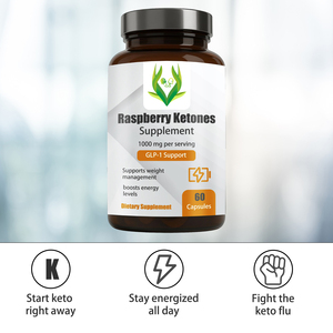 OEM Wholesale Raspberry Ketones Capsules Boosts Energy Levels <b>Supplement</b> Support Weight Management Capsules - Product Image 3