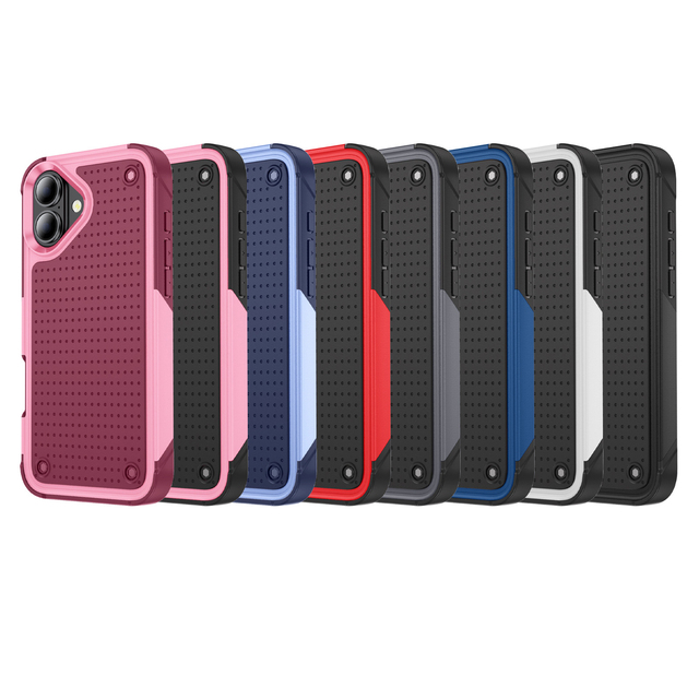 Soft Tpu PC 2 in 1 Bumper Frame Shockproof Protection Cover Shell for iPhone 16 14 15 Plus 13 12 Mini 11 Pro Max Phone Case