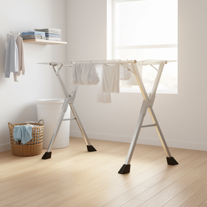 Tendedero Portátil Db de 2.4m, Plegable, de Aleación de Aluminio, en Forma de X, para Interiores y Exteriores, Diseño Minimalista - Product Image 2