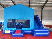 Grand château gonflable en PVC pour l'extérieur et l'intérieur, château gonflable à pattes, trampoline pour enfants et adultes, aire de jeux avec toboggan à vendre