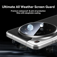 Protector de Lente de Cámara de Vidrio Templado AR Ultra Clear 9H Grado AAA Antireflejos de Fácil Instalación para 15 Ultra