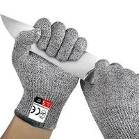 Sicherheits schnitt beständige Handschuhe Stufe 5 HPPE-Material in Lebensmittel qualität Anti-Cut-Guantes Schnitts chutz handschuhe