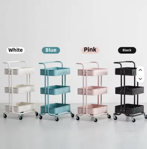 Carrito de Salón de Belleza Multifuncional con Estante Práctico - Product Image 5