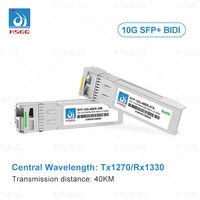 BiDi SFP + ER 40KM 1270nm-TX/1330nm-RX DDM Modul Transceiver 10G