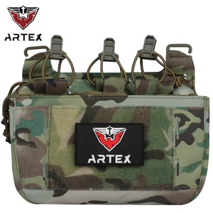 Pochette administrative Molle, pochette utilitaire tactique avec insert de bande magnétique/à fermeture éclair, sac médical modulaire EDC, organisateur - Product Image 1
