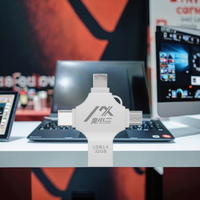 Flagship 3.0 stik memori type-c, OTG Mini USB Flash Drive 64GB ke 512GB, produk baru yang dipersonalisasi USB 3.0