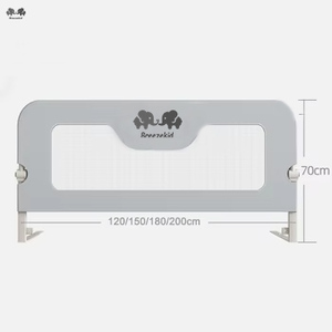 Barrière <span class=keywords><strong>de</strong></span> sécurité latérale pliable pour <span class=keywords><strong>bébé</strong></span>, protection respirante pour <span class=keywords><strong>lit</strong></span> d'enfant, pare-chocs <span class=keywords><strong>de</strong></span> <span class=keywords><strong>lit</strong></span> pour <span class=keywords><strong>lit</strong></span> Queen Size - Product Image 2