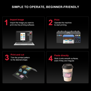 Máy In Nhãn Dán DTF UV Tốc Độ Nhanh Cầu Vồng Cho Máy In Logo Tùy Chỉnh - Product Image 2