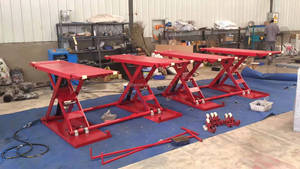 220V Xe Scissor Lift/CẦU THANG máy hiệu quả độ cao xe giải pháp - Product Image 4