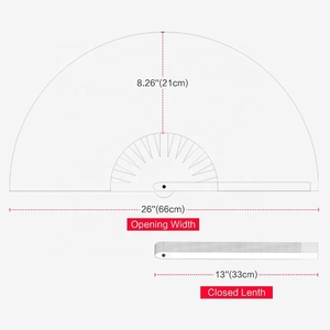 Diseño personalizado Rave gran bambú pintado flor portátil plegable ventilador de tela de mano para eventos y campañas - Product Image 4