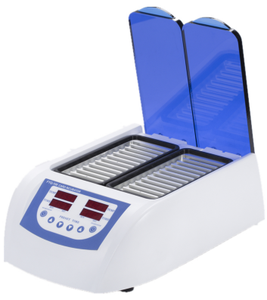 Incubateur de cartes de réactifs SCITEK, capacité 24 cartes, affichage LED, 10~37 ℃   Température ambiante Deux positions d'incubation séparées pour laboratoire - Product Image 1