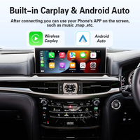 Caja de interfaz Viknav Linux para Lexus LX570 2009-2021, decodificador inalámbrico CarPlay, Android Auto, navegación GPS, radio original del coche