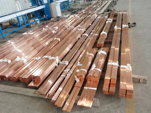 Großhandel/Maßanfertigung Reines Kupferband Blitzschutz-Erdungssystem Erdungsschiene 99,97% Reines Kupfer Flachstange - Product Image 3