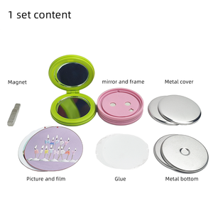 Materiales para Hacer Botones con Espejo Posket Plegable de Doble Cara de 58 mm (2.28 Pulgadas) - Product Image 3