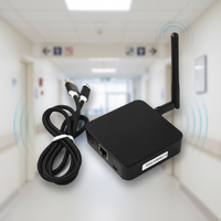 NRF52840 BLE 5.0 Gateway de Largo Alcance con PHY Codificado, Escáner de Balizas BLE, MQTT, HTTP, WiFi, Ethernet, PoE para Posicionamiento en Interiores
