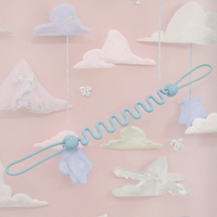 Chaîne de sucette en silicone pour bébé, dessin animé personnalisé, sangle de jouet de dentition anti-chute portable et porte-sucette