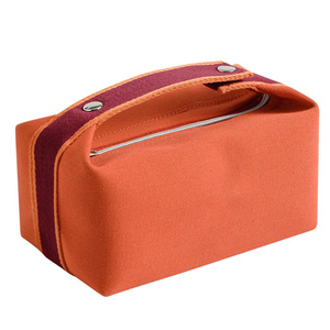 Natural Plain Cotton Canvas <strong>Cosmetic</strong> <strong>Bag</strong> Makeup <strong>Bag</strong> Casual Reusable Durable Handheld Portable Hemp <strong>Cosmetic</strong> <strong>Bag</strong> for Women - Product Image 4