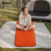 Matelas de camping gonflable portable, matelas pneumatique Diamond AirCell, tapis de couchage imperméable pour la randonnée en plein air, le trekking et les voyages