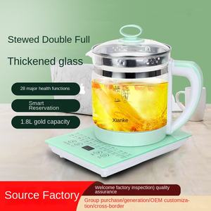 Bouilloire électrique en verre Health Pot 1,8 L, contrôle tactile multi-températures, arrêt automatique, fonctions de chauffe pour thé parfumé - Product Image 5