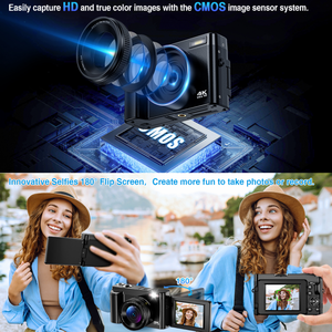 Sonida 3 "xoay màn hình hình ảnh Hình ảnh máy ảnh video và âm thanh vlog 4k siêu HD nhiếp ảnh chuyên nghiệp DSLR máy ảnh kỹ thuật số - Product Image 2