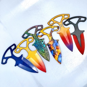 <span class=keywords><strong>Cuchillo</strong></span> de Garra <span class=keywords><strong>Karambit</strong></span> Plegable Personalizable, Estilo Mariposa, No Afilado, Superventas, para Caza, Entrenamiento, Uso Exterior, Venta Directa - Product Image 5