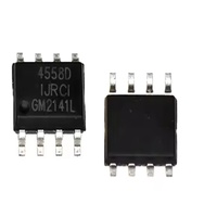 Componentes Electrónicos JRC4558D, Circuito Integrado 4558D, Amplificador Operacional Dual, SOP-8, Nuevo y Original