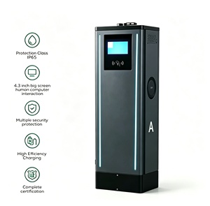 Station de recharge AC pour véhicules électriques 14/22/44 kW sans borne, sur pied, personnalisable, borne de recharge intelligente pour usage public et domestique - Product Image 2