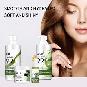 Natural Vegan Anti Itching Collagen Hair Mask Aloe Vera Hair <b>Shampoo</b> and Conditioner Set - Product Image 5