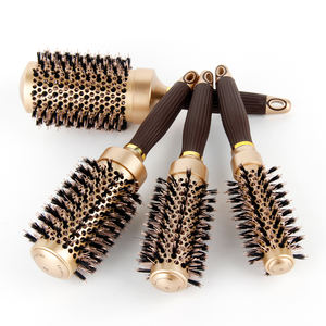 Cepillo de Peinado con Barril Térmico Iónico de Alta Calidad, Cepillo Rizador Rápido de Salón con Cerdas de Nailon, Mango de Plástico y Goma, para Adultos y Niños - Product Image 1