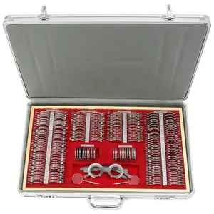 TLS-266 Factory Price 266 Pieces Lenses Optical Instrument Optometry Box Ophthalmic Trial Lens Set