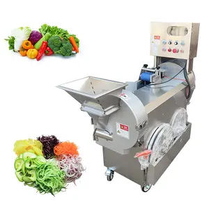 Cutting Sizes Adjustable Automatic Parsley Lettuce Leaf Stem Vegetable Cutting Machine