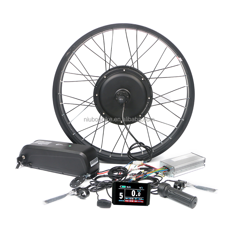 Kit Conversion Vélo Électrique 48V 1500W - Moteur Brushless Arrière - Universal Pour VTT/Ville