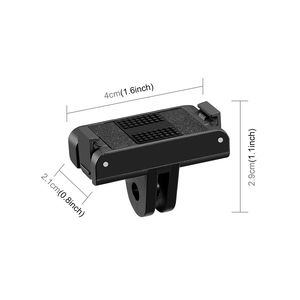 Adaptateur de fixation magnétique pour DJI Osmo Action 5 Pro/4/3, connecteur magnétique à dégagement rapide, base d'extension - Product Image 2