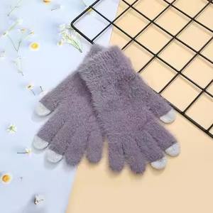 GLK121 Vente en gros Gants en tricot chauds d'hiver pour femmes à la mode - Product Image 4