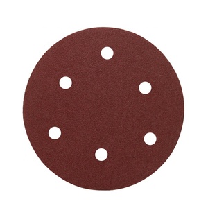 Lixa-Lijas de 6 pulgadas Para lijar coches, lijadoras automotrices P80, papel de arena Para automóviles - Product Image 2