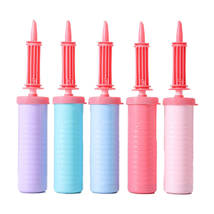 Accessoires pour ballons, pompe à <span class=keywords><strong>ballon</strong></span> macaron pastel, pompe à main, gonfleur d'air pour ballons, double <span class=keywords><strong>action</strong></span> bidirectionnelle - Product Image 1