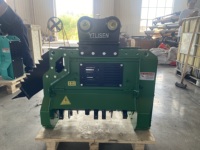 LISEN Broyeur forestier hydraulique pour excavatrice, débroussailleuse robuste avec roulement de moteur pour défrichage de la végétation, 2-8 tonnes