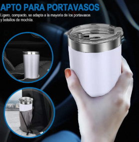 Vaso térmico VANOW de acero inoxidable de 20 oz con pajita y cepillo para viaje - Product Image 3