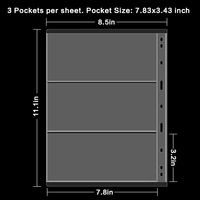 Pochette de collection Kpop portable personnalisée de haute qualité en PET avec reliure DIY à 11 trous haute transparence pour billets de banque