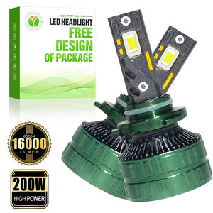 Kit de Faros LED P11B de Alta Potencia 200W 16000LM H7 H4, Chip SMD3570, 6500K, Súper Brillantes, Lámpara Automotriz para Automóvil y <span class=keywords><strong>Camioneta</strong></span> Universal - Product Image 1