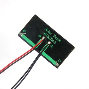 Panneau solaire flexible 67,5x34,5mm polycristallin 3V 80mA avec câblage pour projets DIY - Product Image 3