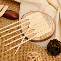 100% choix de golf naturels Teppo BBQ brochettes pistolet gril antiadhésif bambou Barbecue bâtons outils de barbecue jetables