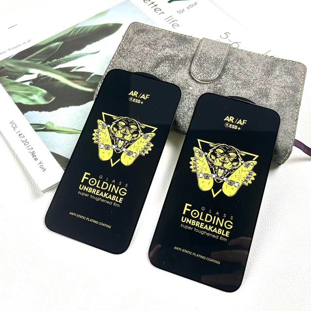 ESD Full Glue with High Quality Raw Material Tempered Glass Screen Protector for iphone 13 Pro Max 14 Pro Max 12 Pro Xr 7/8 Plus